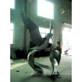 Stainless Steel Sculpture Two Doves Art Sculpture For Garden/Outdoor